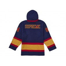 Supreme Polartec Hooded Hockey Jersey Navy