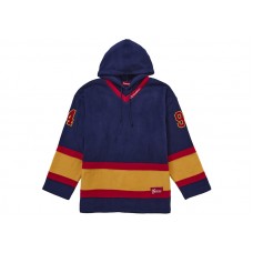 Supreme Polartec Hooded Hockey Jersey Navy