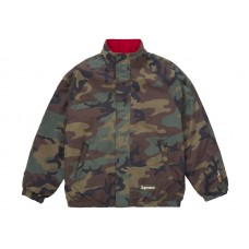 Supreme Polartec Reversible Track Jacket Woodland Camo