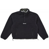 Supreme Polartec Shearling Reversible Pullover (FW25) Black