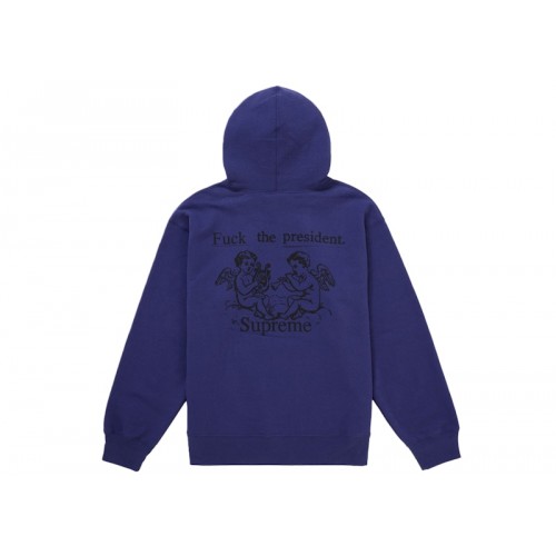 Supreme President Hooded Sweatshirt Dark Blue