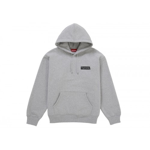 Supreme President Hooded Sweatshirt Heather Grey