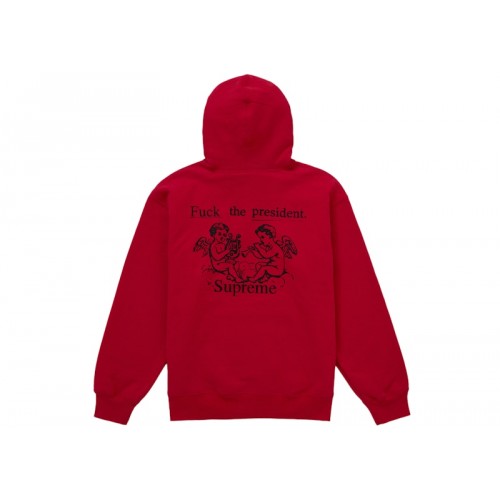 Supreme President Hooded Sweatshirt Red