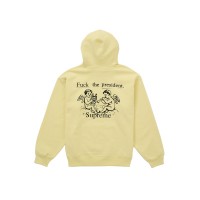 Supreme President Hooded Sweatshirt Yellow