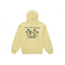 Supreme President Hooded Sweatshirt Yellow