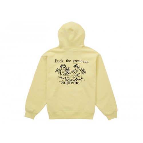 Supreme President Hooded Sweatshirt Yellow
