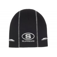 Supreme Racing Panel Beanie Black
