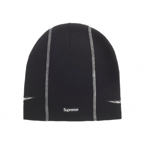 Supreme Racing Panel Beanie Black