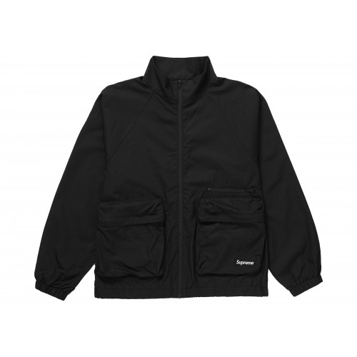 Оригинальный шмот Supreme Raglan Utility Jacket Black - 70см