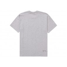 Supreme Ralph Steadman Box Logo Tee Heather Grey