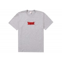 Supreme Ralph Steadman Box Logo Tee Heather Grey