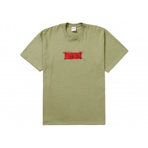 Оригинальный шмот Supreme Ralph Steadman Box Logo Tee Light Olive