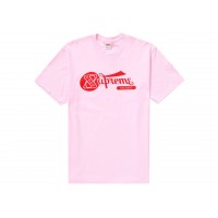 Supreme Records Tee Light Pink