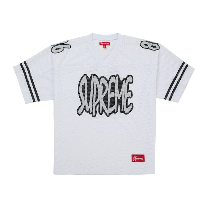 Джерси Supreme Reflective Football Jersey White Джерси Supreme Reflective Football Jersey White