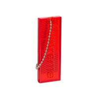 Supreme Reflective Keychain Red