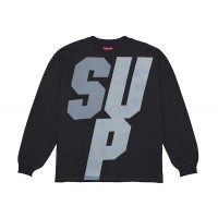 Supreme Reflective L/S Top Black
