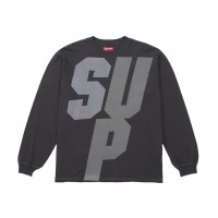 Supreme Reflective L/S Top Black