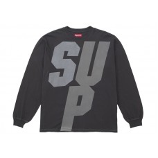 Supreme Reflective L/S Top Black
