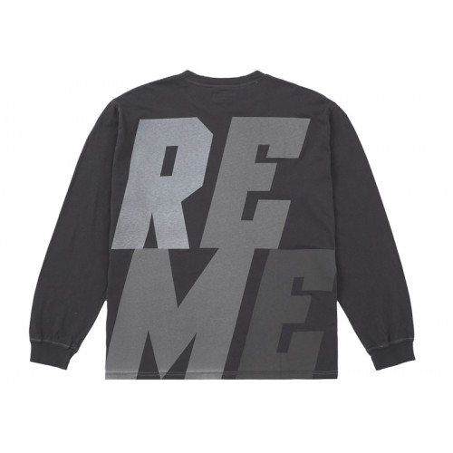 Supreme Reflective L/S Top Black