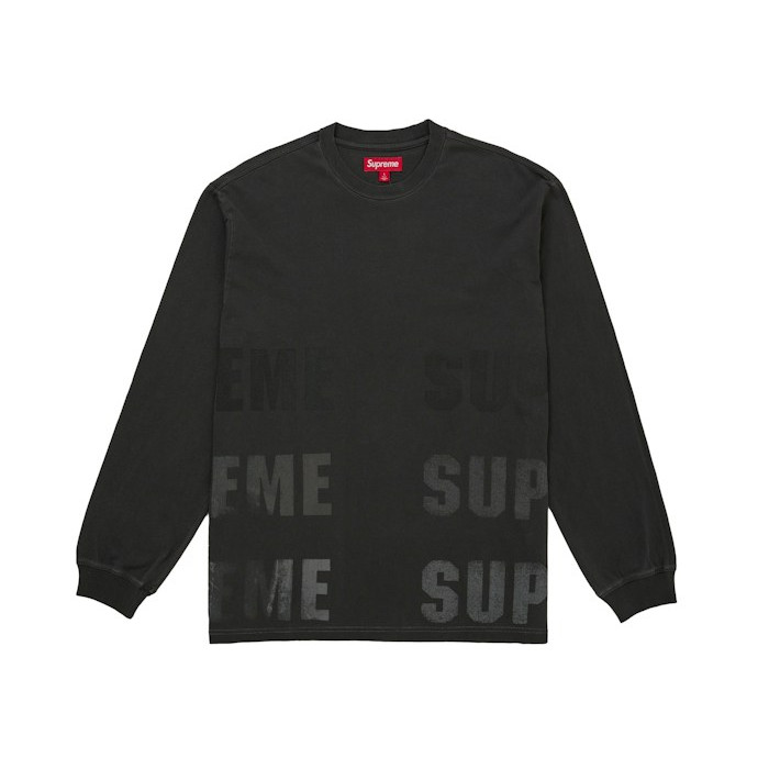 Лонгслив Supreme Reflective L/S Top (FW26) Black Лонгслив Supreme Reflective L/S Top (FW26) Black