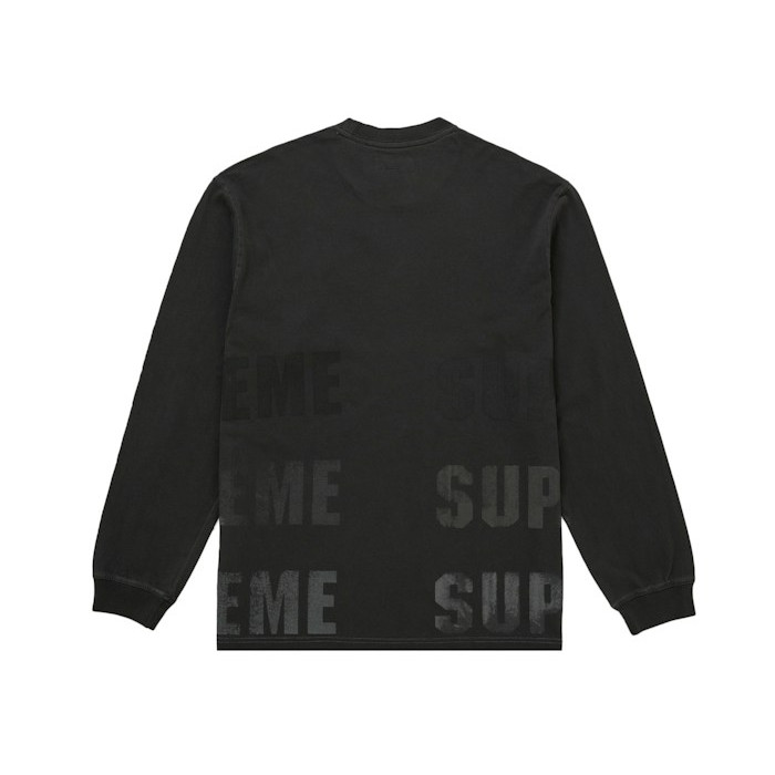 Лонгслив Supreme Reflective L/S Top (FW26) Black Лонгслив Supreme Reflective L/S Top (FW26) Black