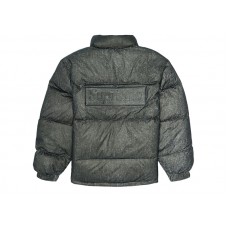 Supreme Reflective Speckled Down Jacket Black