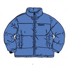 Supreme Reflective Speckled Down Jacket Royal