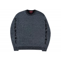 Supreme Reflective Sweater Black