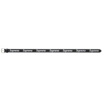 Supreme Repeat Leather Belt (FW25) Black