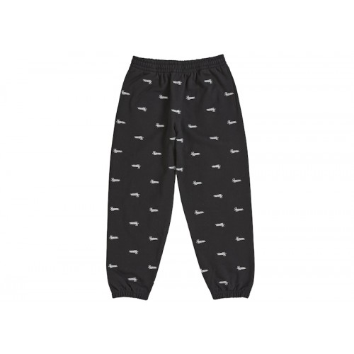 Supreme Repeat Script Sweatpant Black