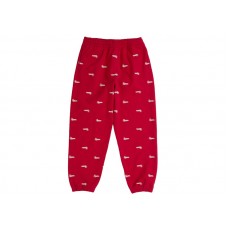 Supreme Repeat Script Sweatpant Red