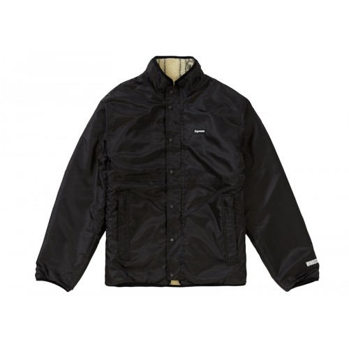 Supreme Reversible Bandana Fleece Jacket Tan