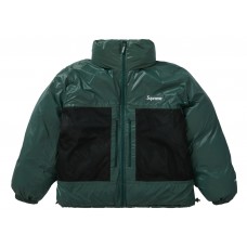 Supreme Reversible Featherweight Down Puffer Jacket Olive