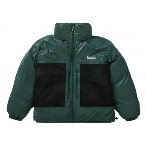Оригинальный шмот Supreme Reversible Featherweight Down Puffer Jacket Olive - 70см