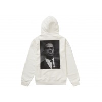 Supreme Roy DeCarava Malcolm X Hooded Sweatshirt White