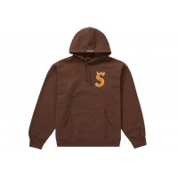 Supreme S Logo Hooded Sweatshirt (FW22) Brown