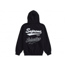 Supreme Salvation Zip Up Hooded Sweatshirt Black