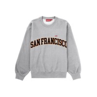 Supreme San Francisco Shop Small Box Crewneck Heather Grey