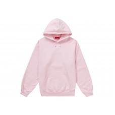 Supreme Satin Appliqué Hooded Sweatshirt (FW23) Light Pink