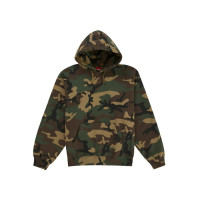 Supreme Satin Applique Hooded Sweatshirt (SS26) Woodland Camo