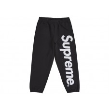 Supreme Satin Appliqué Sweatpant (FW25) Black