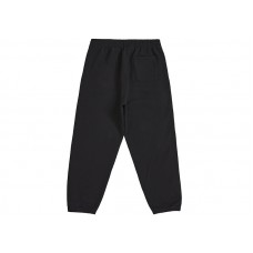 Supreme Satin Appliqué Sweatpant (FW25) Black