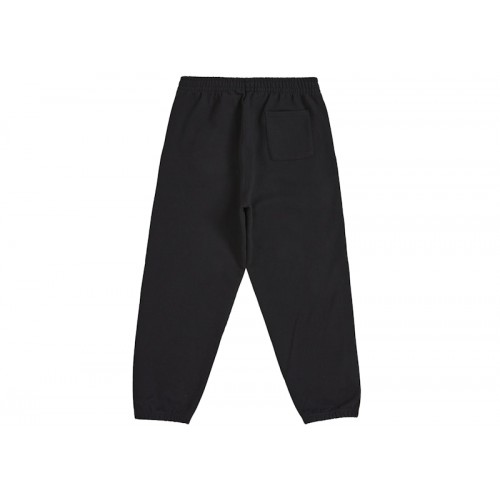 Supreme Satin Appliqué Sweatpant (FW25) Black