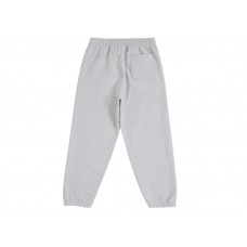 Supreme Satin Appliqué Sweatpant (FW25) Heather Grey
