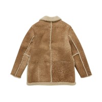 Supreme Schott Shearling Coat Tan