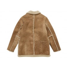 Supreme Schott Shearling Coat Tan