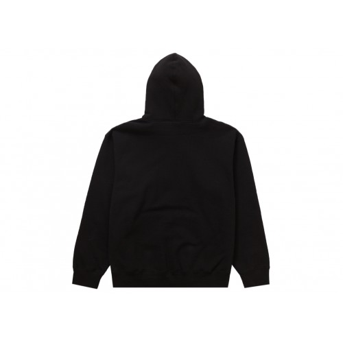 Оригинальный шмот Supreme Script Hooded Sweatshirt Black - 70см
