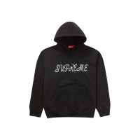 Supreme Script Hooded Sweatshirt Black
