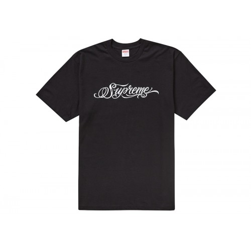 Supreme Script Tee Black