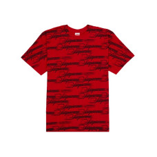 Supreme Script Tee (FW26) Red